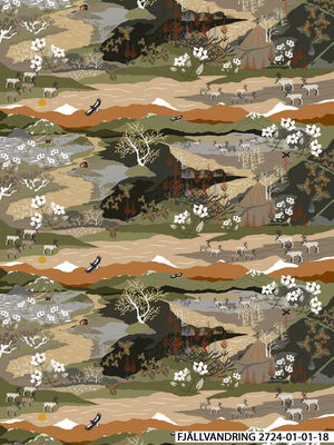 Tyg metervara - Fjällvandring