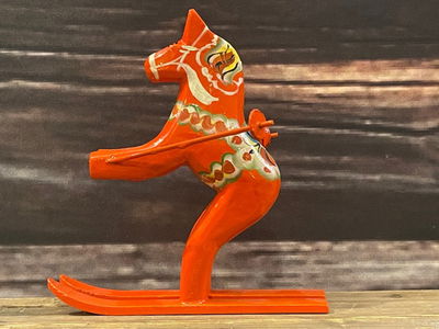 Dalahästen - Skidåkare