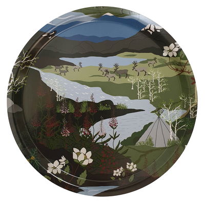 Bricka Fjällvandring 31 cm