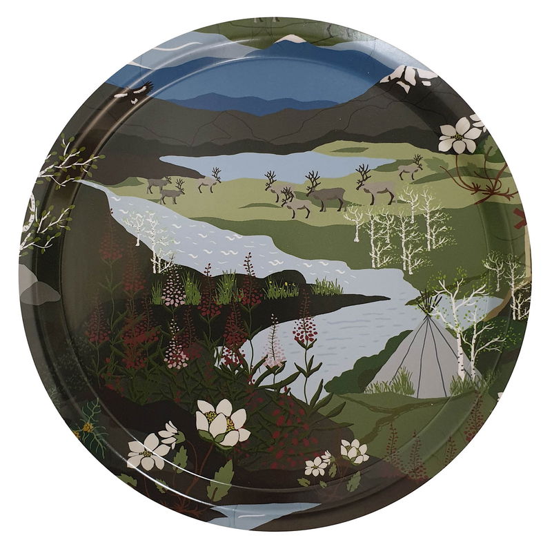 Bricka Fjällvandring 31 cm