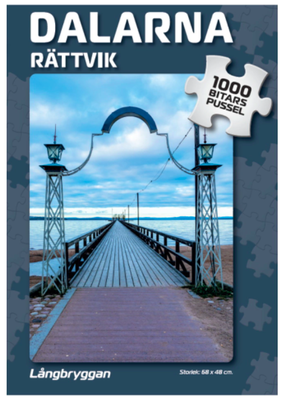 Pussel 1000 bitar- Långbryggan i Rättvik