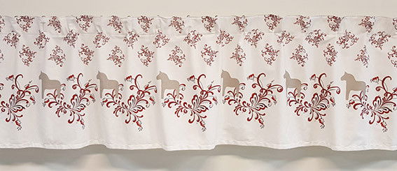 Gardinkappa modell Kurbits 55x240 cm