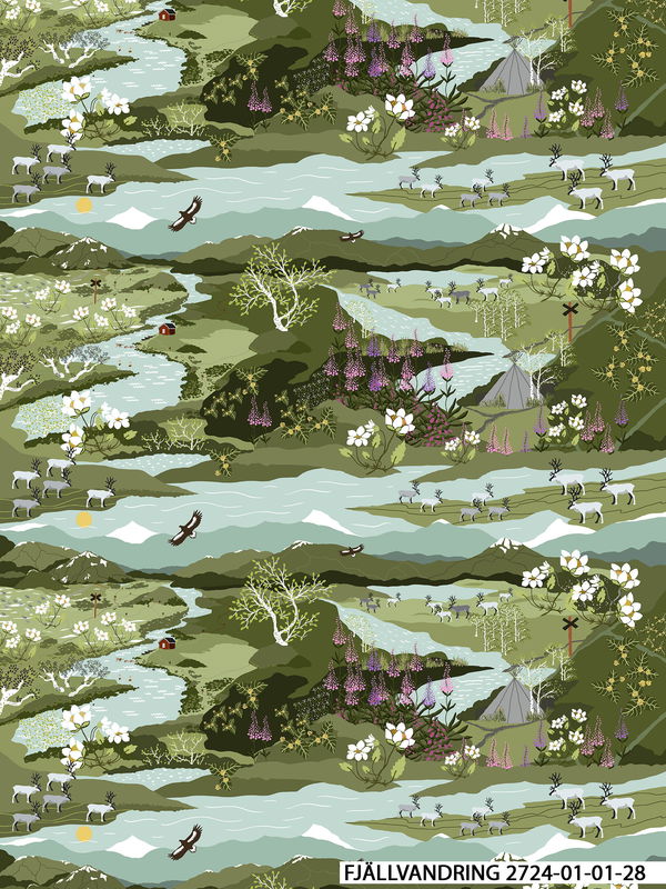 Tyg metervara - Fjällvandring