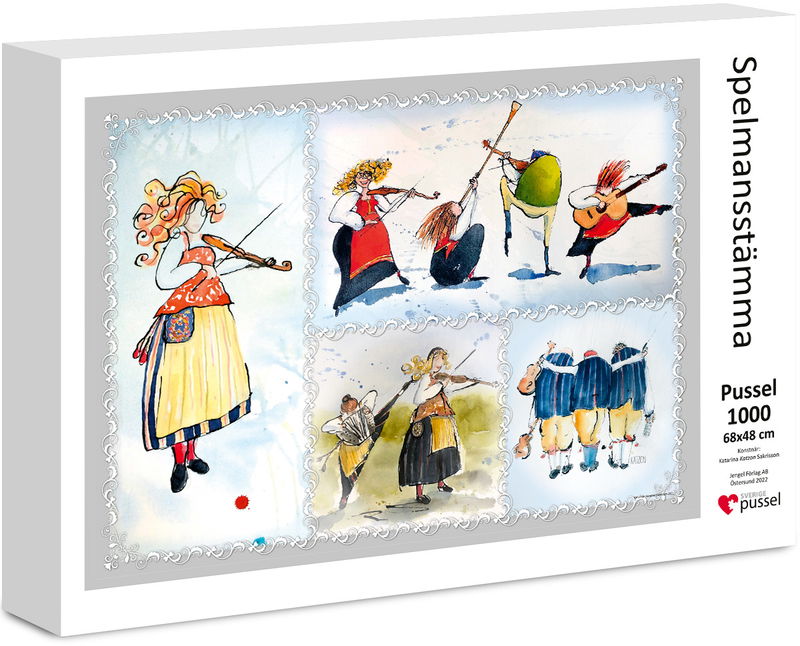  Pussel 1000 bitar - Katzons "Spelmansstämma"