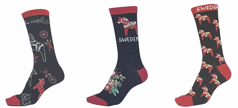 Strumpor - Dalahäst/Kurbits