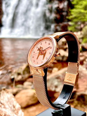 Dalawatch - Rosé med stenar från Swarovski