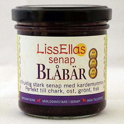LissEllas Blåbärssenap 150 gram