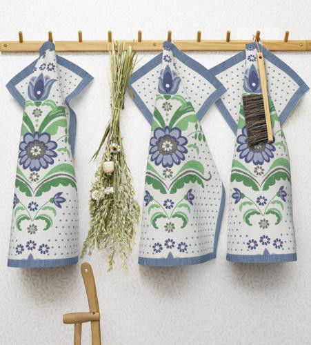 Handduk - Blå kurbits 35x50 cm