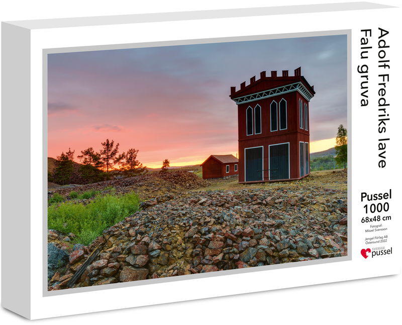  Pussel 1000 bitar - Adolf Fredriks Lave vid Falu gruva