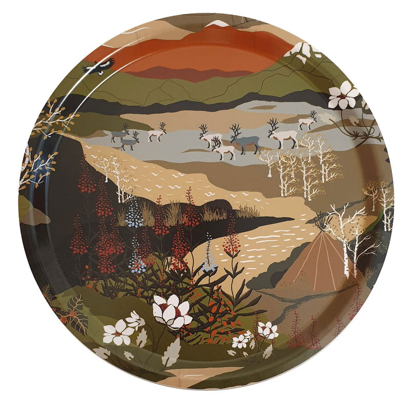 Bricka Fjällvandring 31 cm