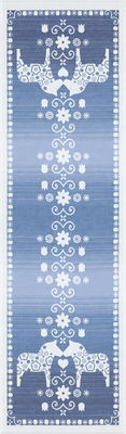 Table runner - Dalarna Light blue 35x80 or 35x120 cm