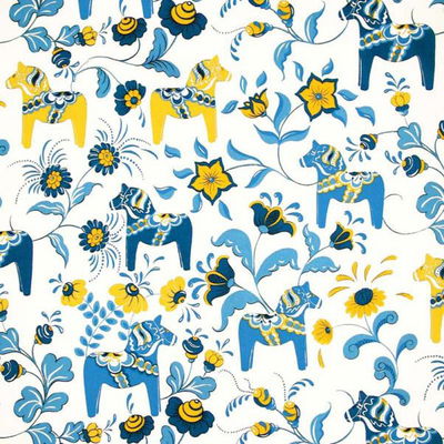 Tyg metervara - Dalahästar