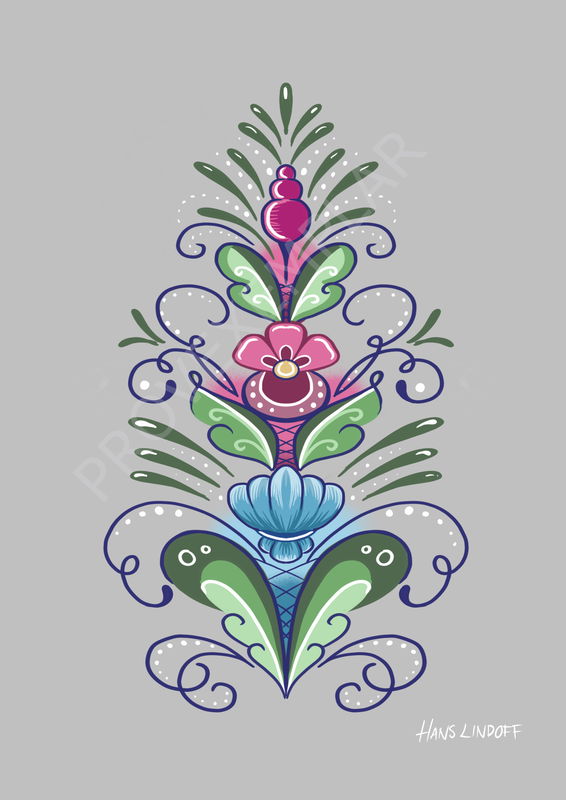 Canvastavla - Kurbits 1 av Hans Lindoff