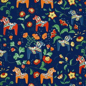 Tyg metervara - Dalahästar