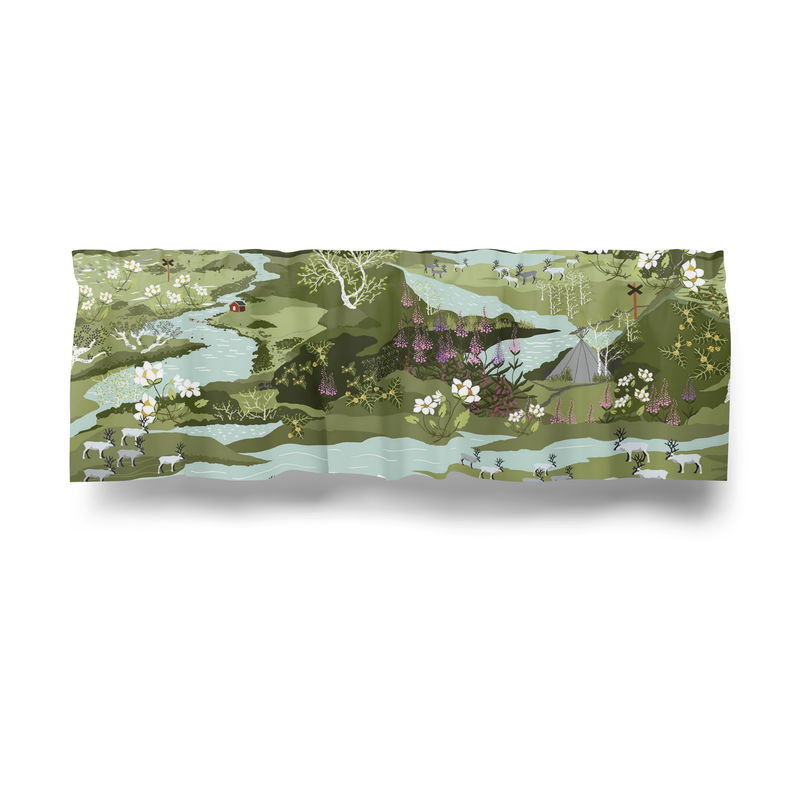 Gardinkappa på metervara - Fjällvandring