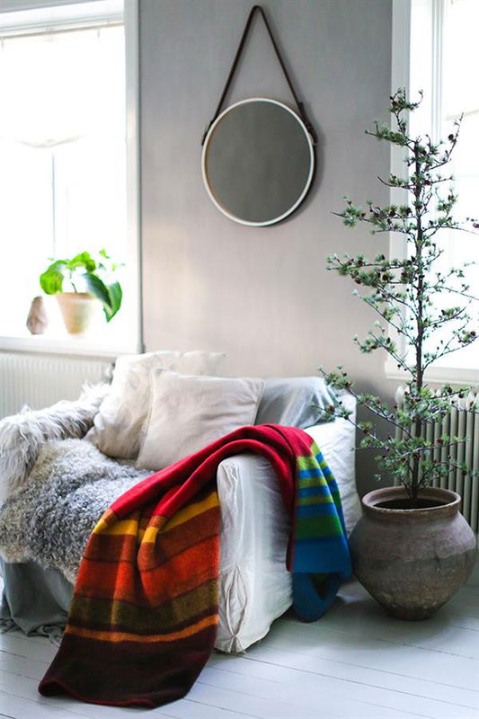 Falu Rödfärg filt 135 x 200 cm