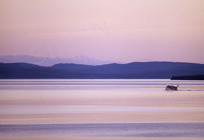 Canvastavla - Sjön Siljan med ångbåten Gustaf Wasa
