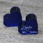 Armband med blåklocka och halvädelsten,  modell Augusta 