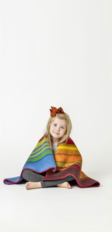 Little Falu Red colour blanket