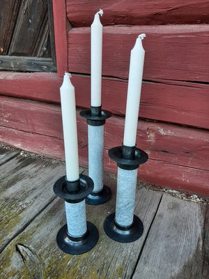 Ljusstake - Berget & Smeden 15, 20 och 25 cm