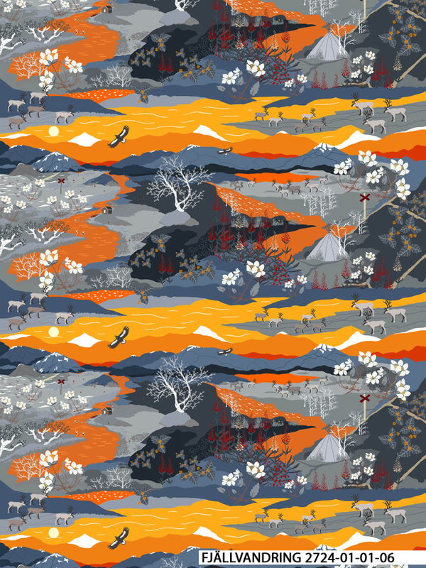 Tyg metervara - Fjällvandring