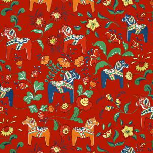 Tyg metervara - Dalahästar