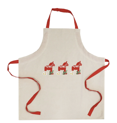 Förkläde - Dalahästar "Orsa"