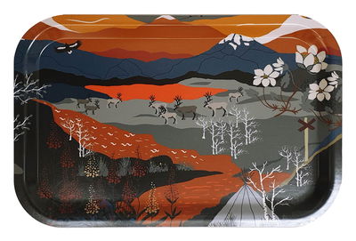 Bricka Fjällvandring 33x21 cm