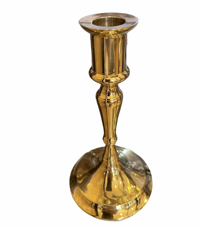 Bronsljusstake, höjd 175 mm