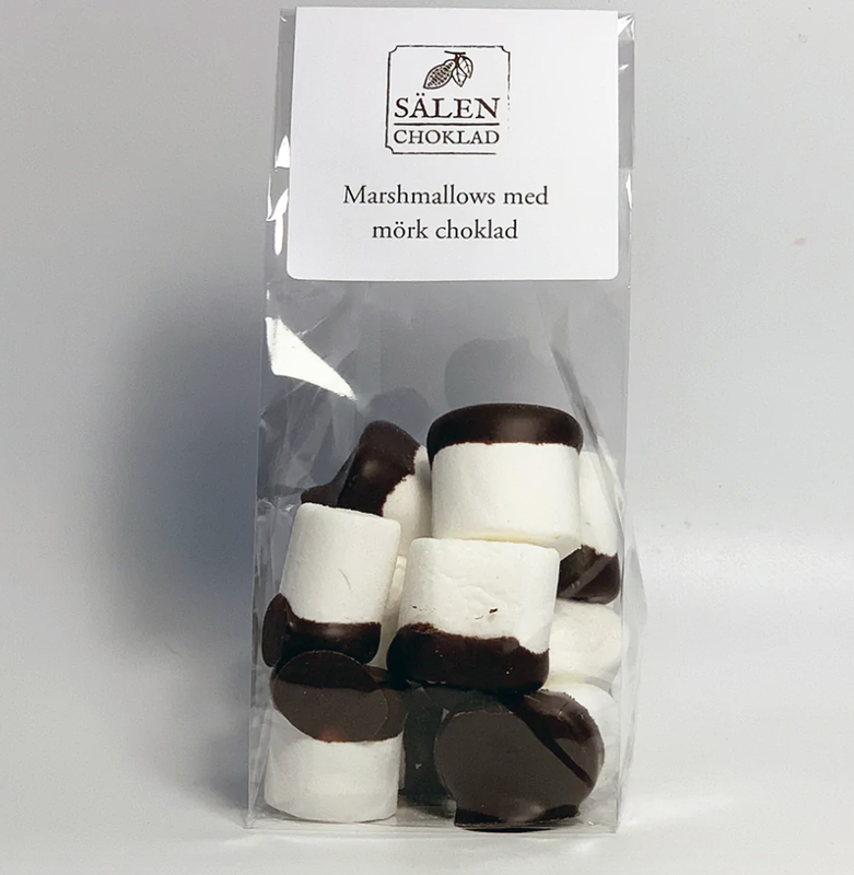 Marshmallows med chokladöverdrag