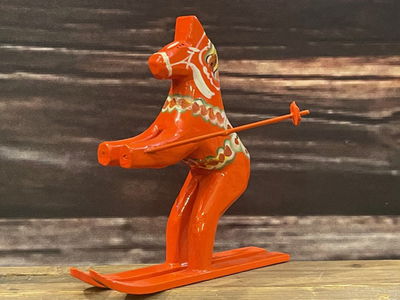 Dalahästen - Skidåkare