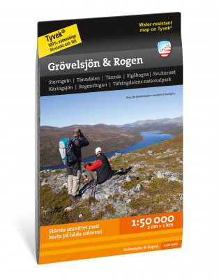 Karta - Grövelsjön & Rogen 1:50.000