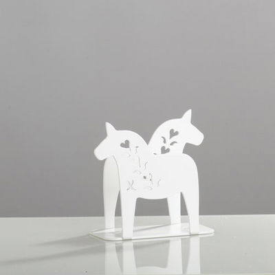 Servettställ - Dalahästar med motiv "Hjärteranka"