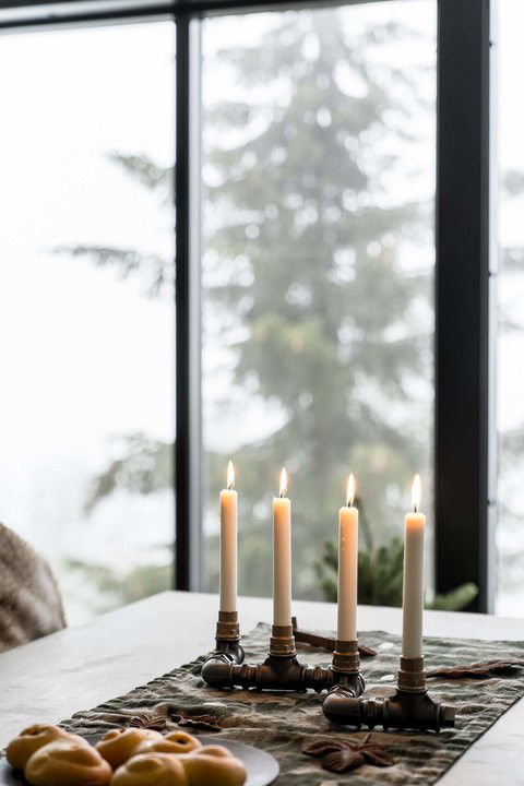 Candlestick advent Oxberg steel