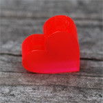 Nyckelring - Dalahäst i plexiglas