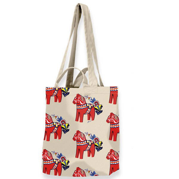 Kasse - Dalahästar med kurbits