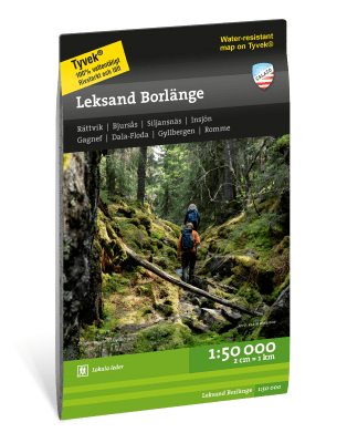 Karta - Leksand-Gagnef-Borlänge-Rättvik 1:50.000