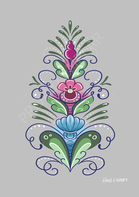 Canvastavla - Kurbits 1 av Hans Lindoff