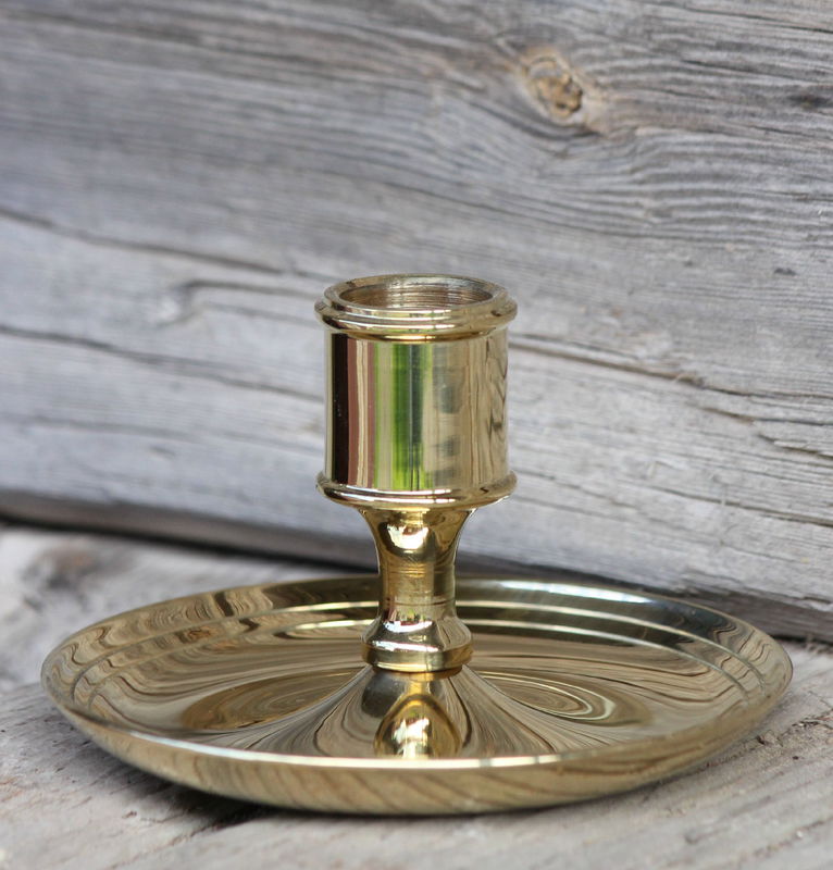 Ljusstake, Mässing, höjd 64mm