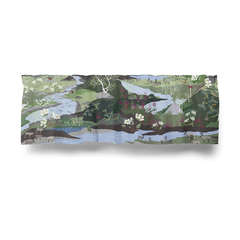 Gardinkappa på metervara - Fjällvandring