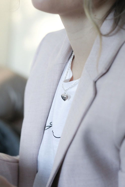 Halsband - Hjärta med dalahäst