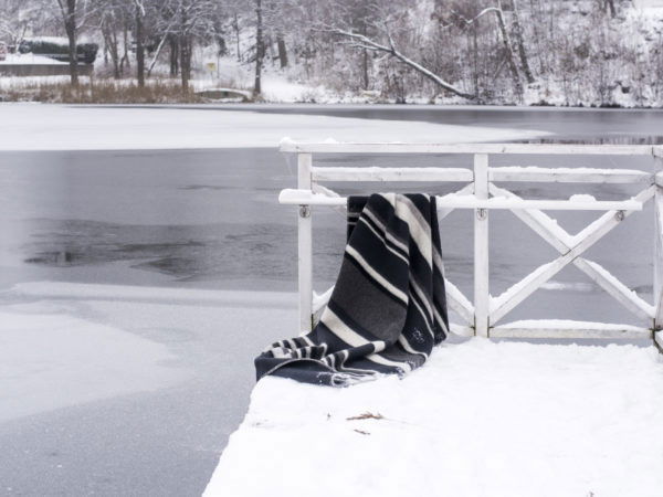 Falu Rödfärg filt Vintervärme  135x200 cm