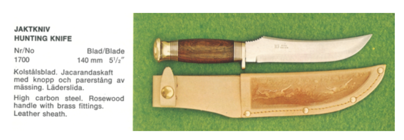 Morakniv - KJ Eriksson Jaktkniv 1700 (Ny exklusivt samlarobjekt)