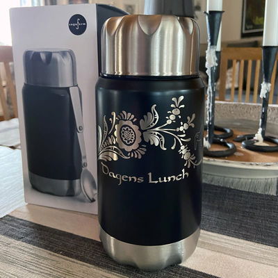 Mattermos 600 ml (Personlig gravyr ingår)