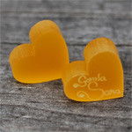 Barnhalsband - Dalahäst med namn graverat