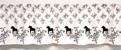 Gardinkappa på metervara - Kurbits bård