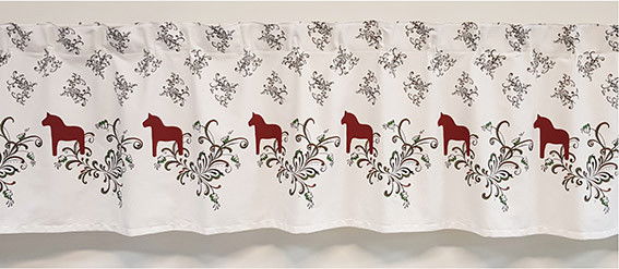 Gardinkappa modell Kurbits 55x240 cm