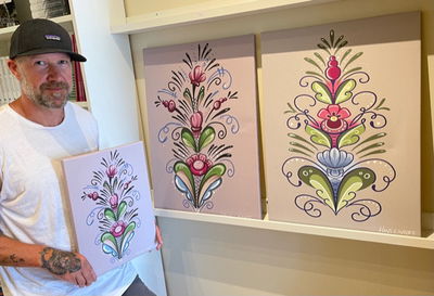 Canvastavla - Kurbits 1 av Hans Lindoff