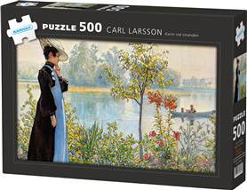 Pussel 500 bitar - Carl Larsson "Karin vid stranden"