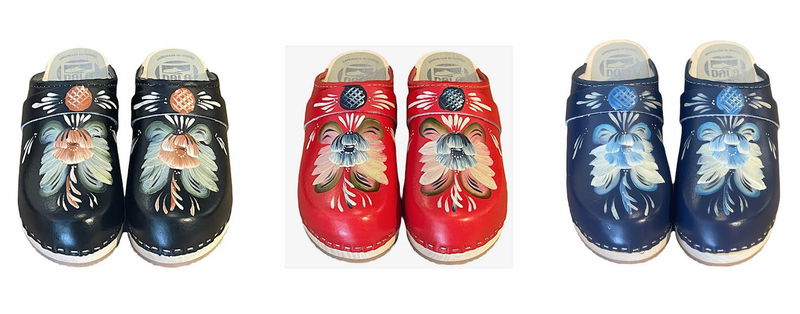 Träskor - Dalarna "Kurbits"